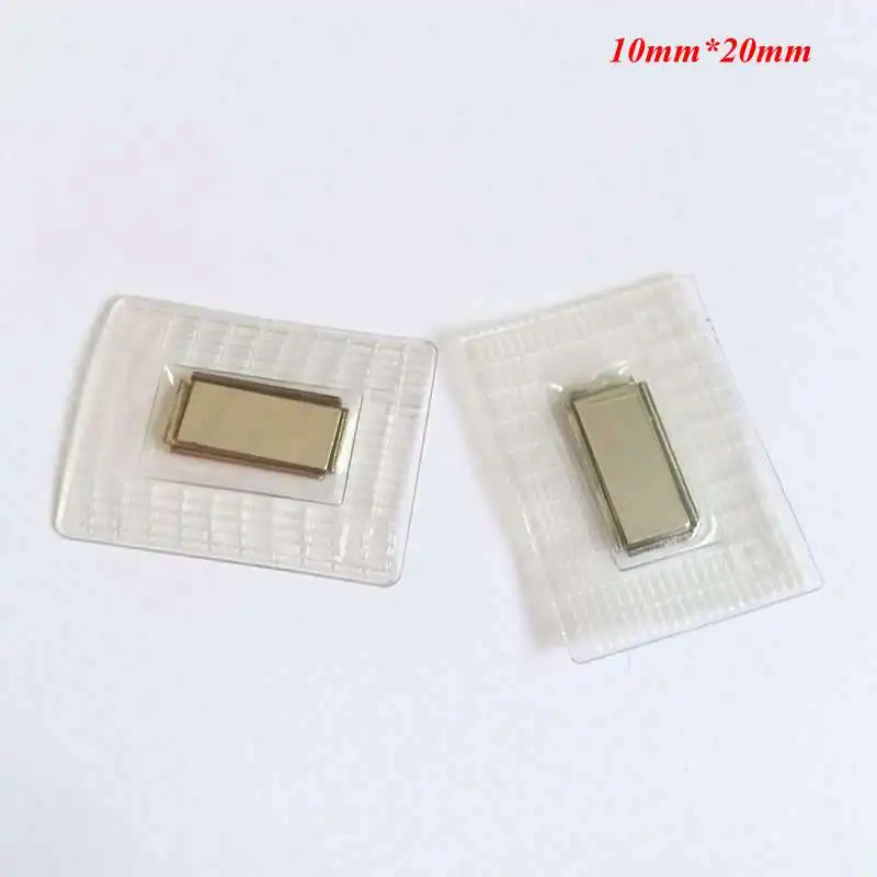 

4/10PCS 10mm*20mm rectangle Invisible Hidden metal magnetic Snaps button for overcoat bag garment accessories scrapbooking