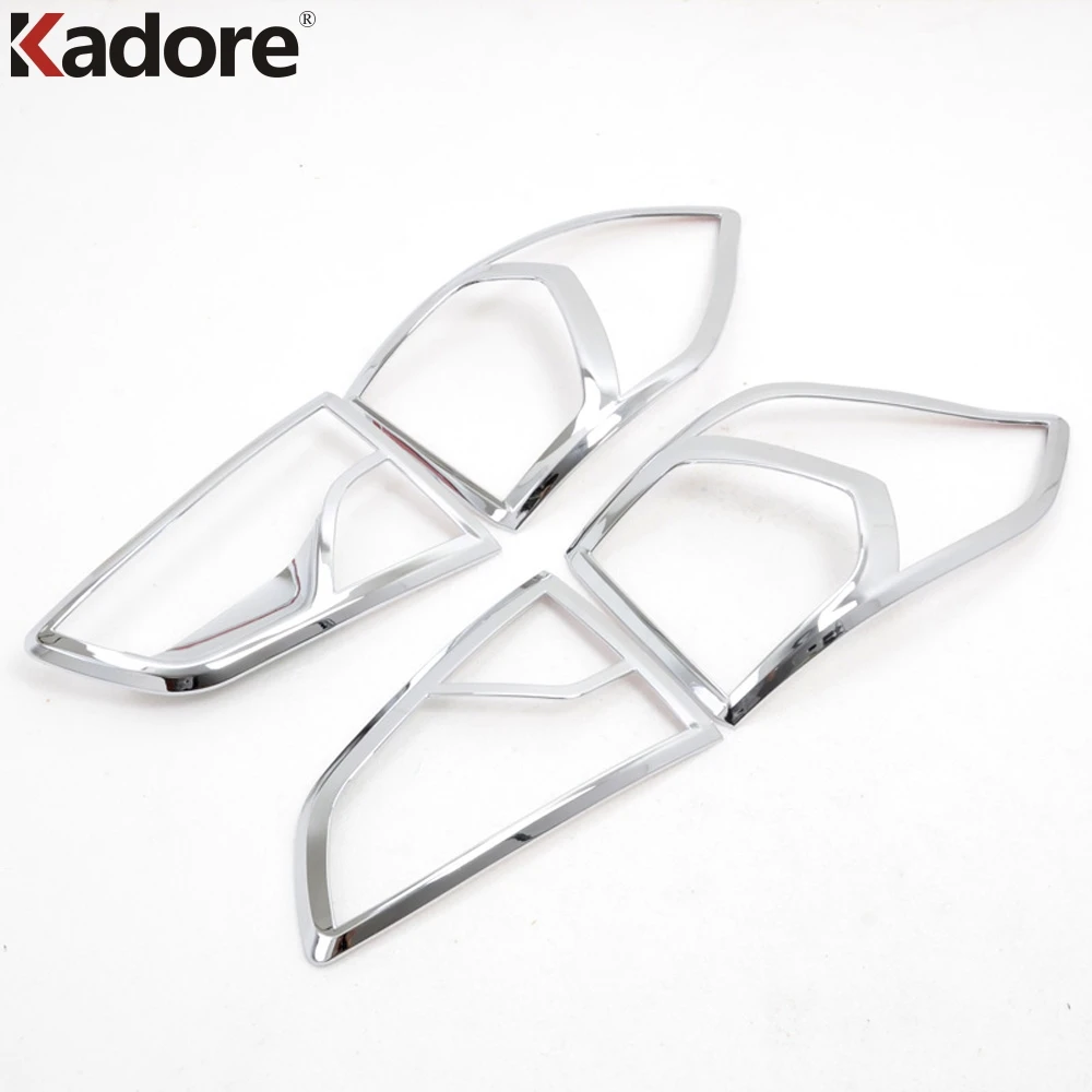 Для Ford Ecosport 2013 ABS Хром Задняя Крышка лампы Накладка задний фонарь наклейка Рамка внешние аксессуары