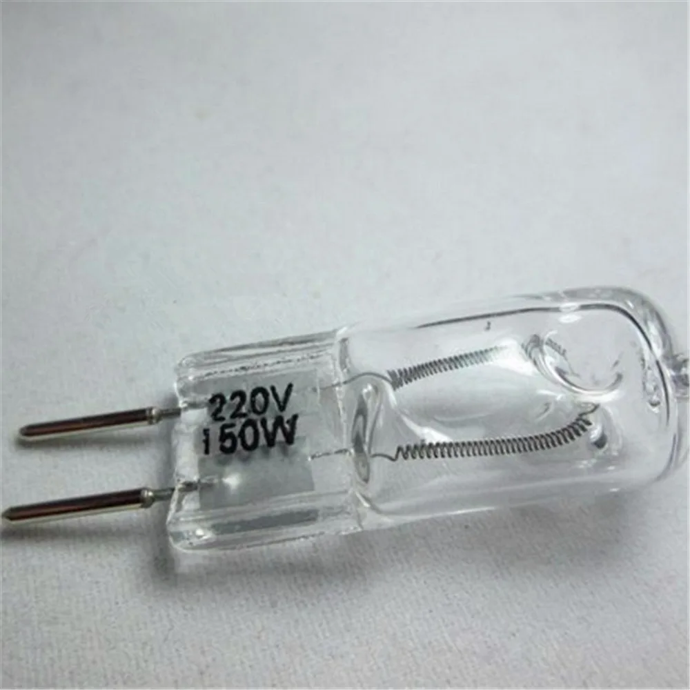 2 Pcs G6.35 220V 100W 150W 200W halogen tungsten beads stage lights Instrument lamp | Инструменты