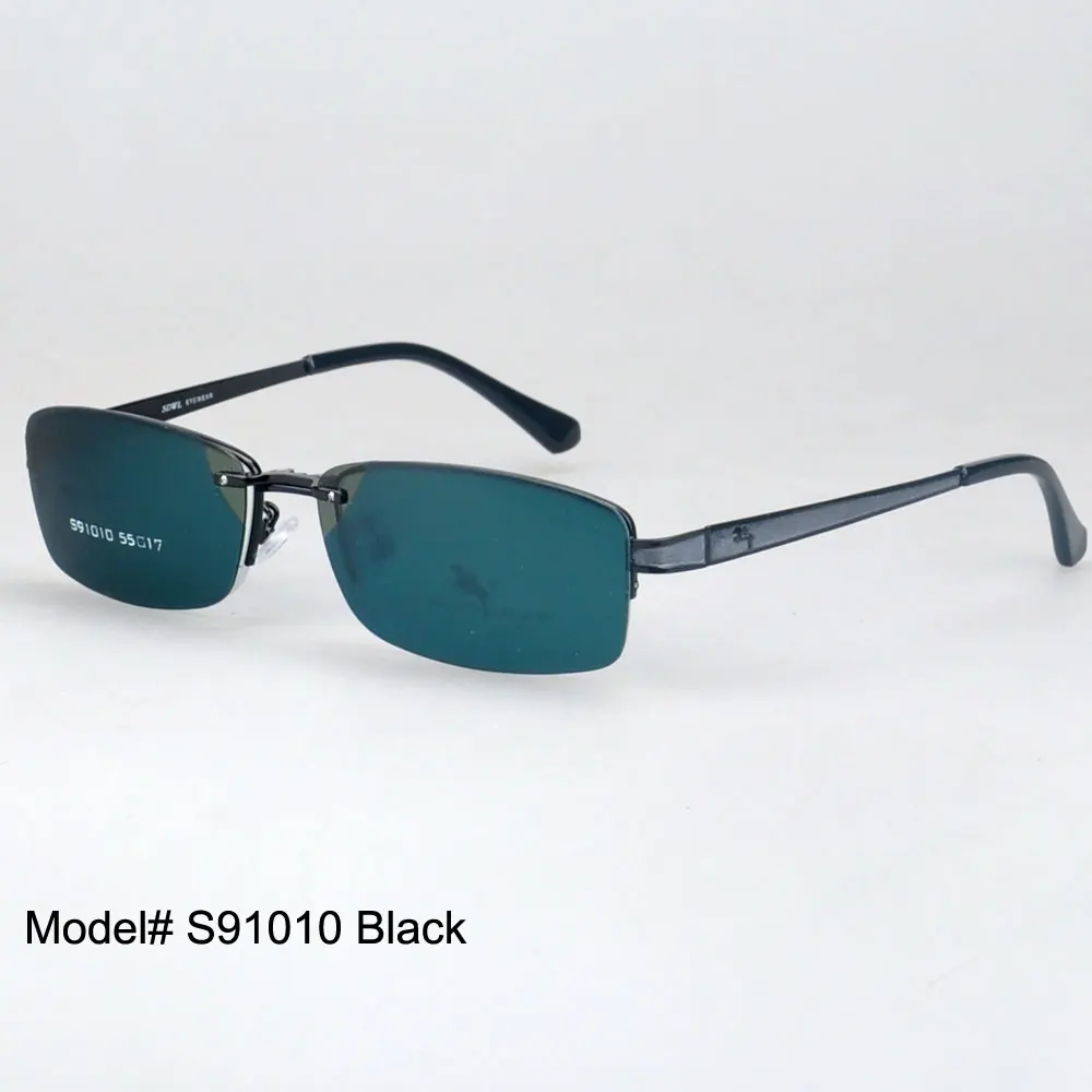 Didi lovers aviator polarized clip on sunglasses rimless ...