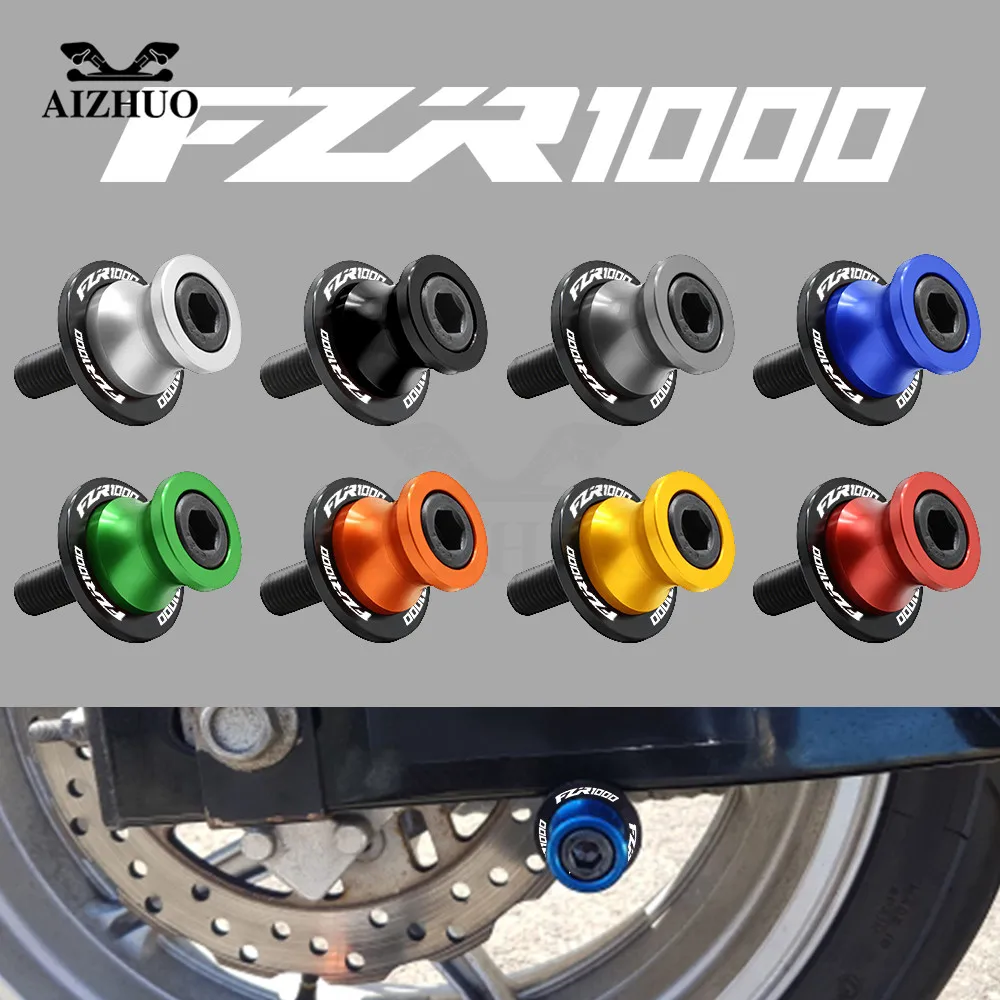 10mm CNC Motorcycle Swingarm Sliders Spools Slider Rear Swingarm Cover Protector For Yamaha FZR1000 FZR 1000 1991 1992 1993-1995