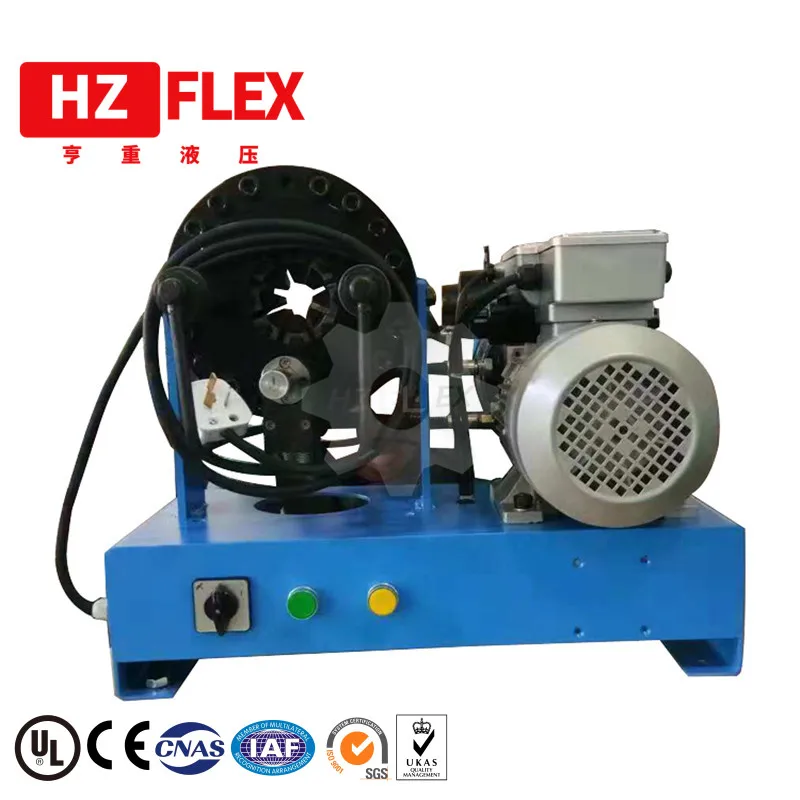 220v single phase 1.5kw electric portable ptfe stainless steel braided hose crimping machine