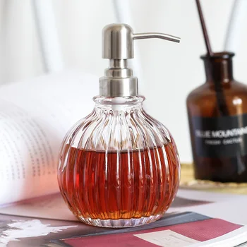 

Glass soap dispenser portable soap bottle household press type Hand sanitizer shampoo shower gel lotion storage bottle mx5301635