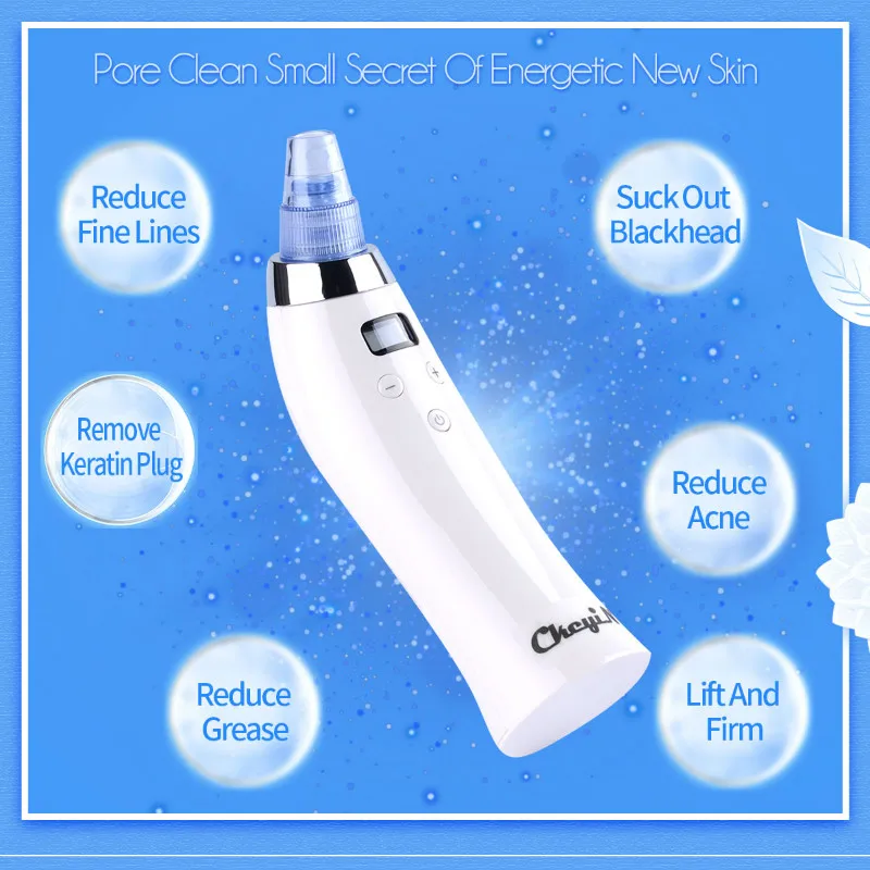 

Pore Vacuum Blackhead Remover Acne Pimple Removal Vacuum Suction Tool Face Care Clean Facial Diamond Dermabrasion Machine P49