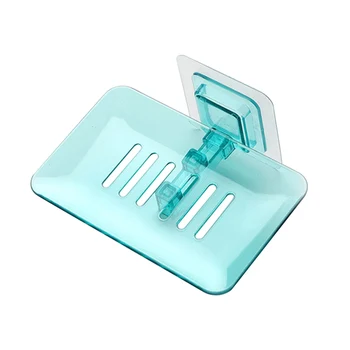 

Case Wall-mounted Leachate Dish Storage Rack Crystal Shelf Soap Box Tray