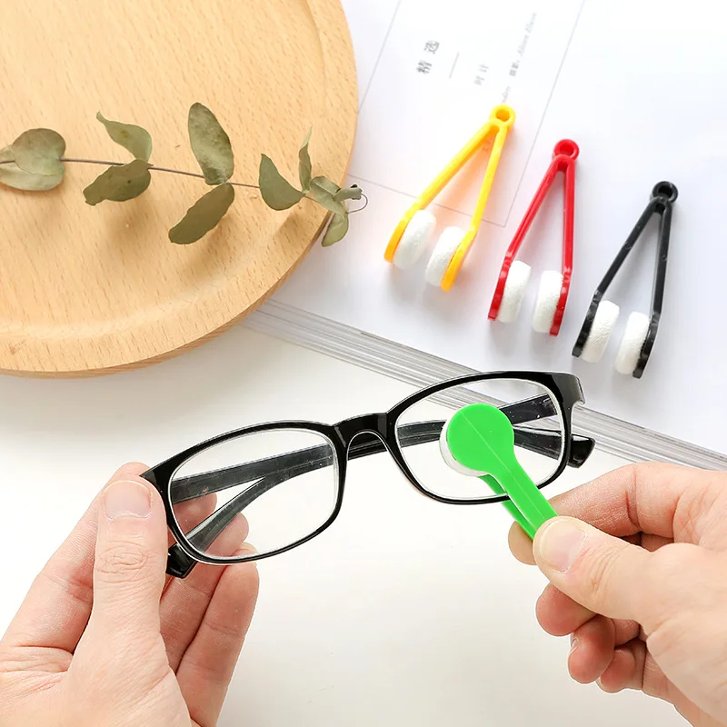 

Portable Multifunctional Glasses Cleaning Rub Eyeglass Sunglasses Spectacles Microfiber Cleaner Brushes Wiping Tools Mini 1 Pcs