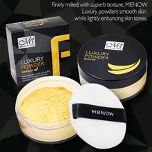 15 г Menow банан рассыпчатая пудра отделка лица Гладкий тональный крем косметическая пудра Макияж Мода
