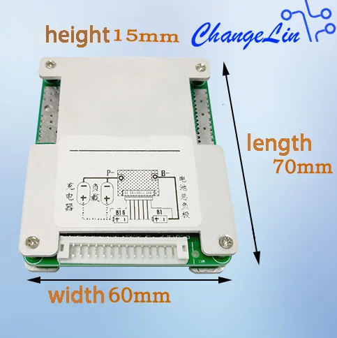 8S 24V BMS Li-Ion Lipo Lifepo4 литиевая батарея Защитная плата 20A 30A 40A общий порт баланс EBike EV сотовый пакет DIY модуль