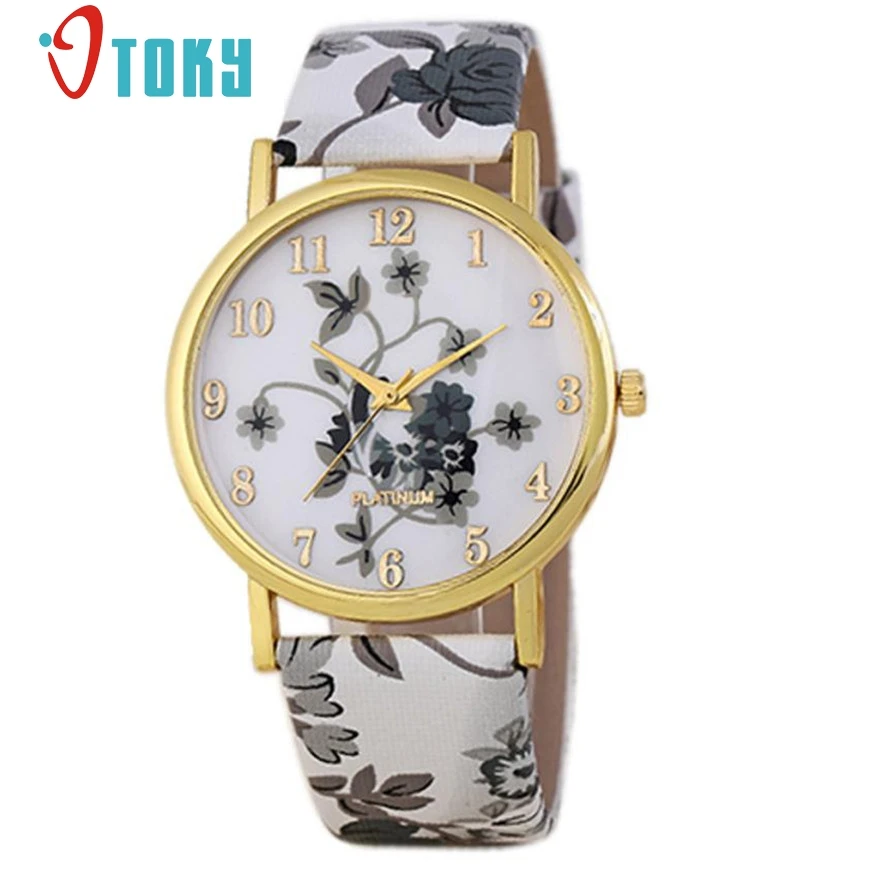 

OTOKY Geneva Ladies Wrist watches Casual Faux Leather Dress Watch Women Quartz Watches Reloj Mujer Clock #30 Gift 1pc