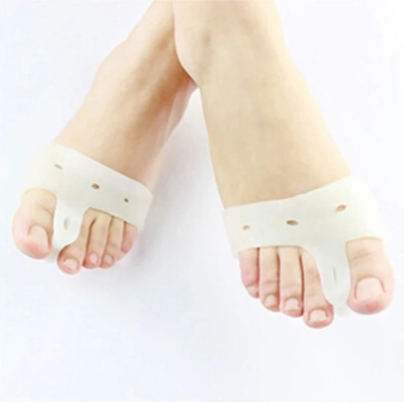 2Pcs=1Pair Hallux Valgus Orthotics Bone Thumb Corrector Big Toe Separators Aligner Toes Support Bunion Straightener Foot Massage