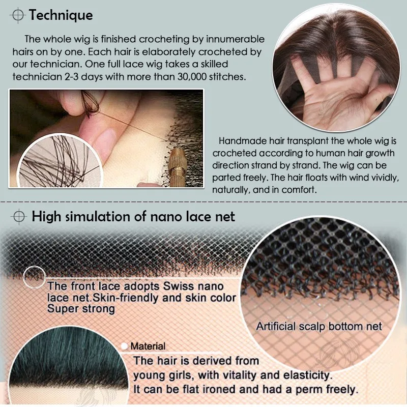 Brazilian full Lace wigs11