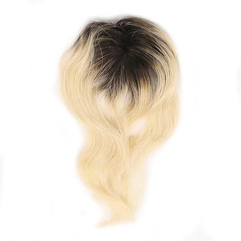 X-TRESS, перуанские натуральные волнистые человеческие волосы, вплетаемые, 6 пряди, с застежкой, Омбре, черный блонд, 613 цветов, не Реми, волосы для наращивания