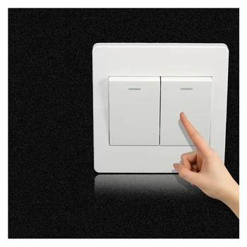 

1/2/3/4 Gang 1/2 Way Push Button Switch Wall Light Switch Corridor On Off Wall Switch Interruptor White Electric Light Switch