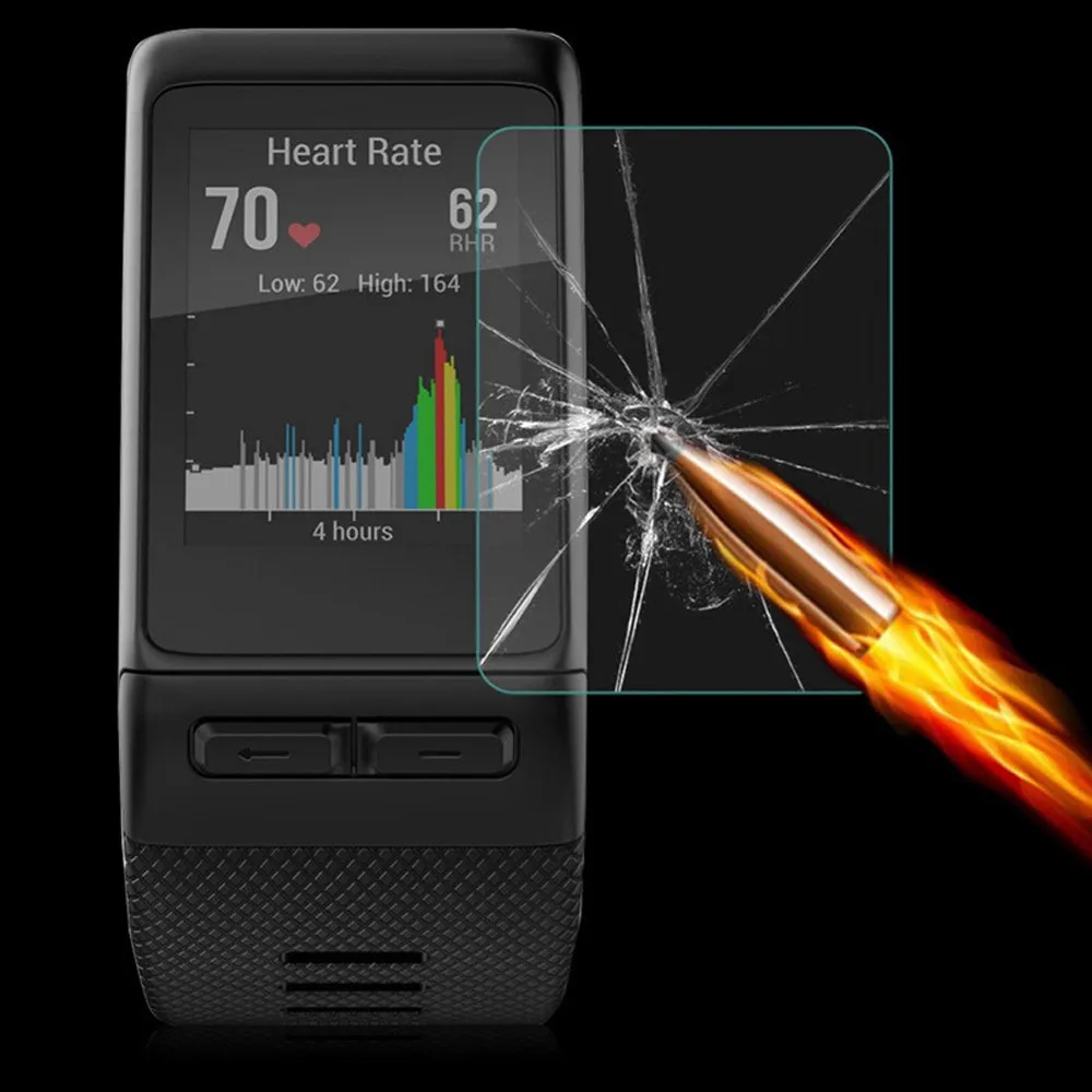 2 шт 9H+ Закаленное стекло Защитная пленка для экрана Garmin Vivoactive HR 6J19 Прямая поставка