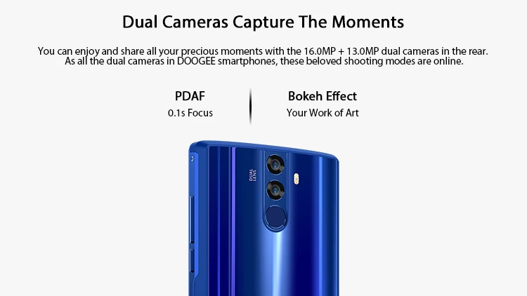 DOOGEE BL12000 4GB RAM 32GB ROM MTK6750T 1.5GHz Octa Core 6.0 Inch Screen 12000mAh Battery Quad Camera Android 7.0 4G LTE Smartphone