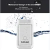 CACAZI Wireless Doorbell Self-Powered Waterproof LED Light No Battery Home Cordless Bell US EU UK Plug 1 2 Button 1 2 3 Receiver ► Photo 2/6