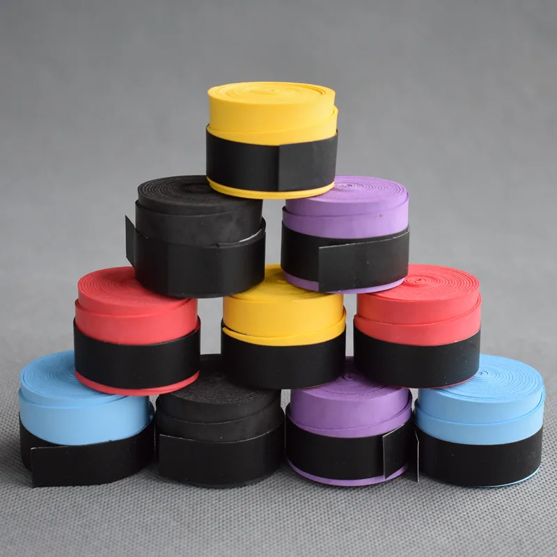 

10 pcs Various Colors Dry Tennis Racket Grip Anti-skid Sweat Absorbed Wraps Taps Badminton Grips Racquet Overgrip Sweatband