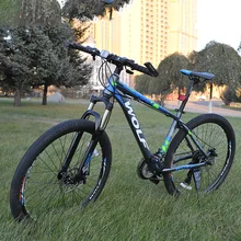 27.5 inch non-folding bike aluminium frame mountain bike bicycles 24 speed disc brakes unisex MTB bikes 2 colors couple bicycle