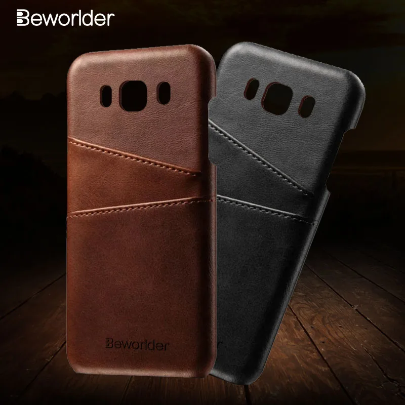 Кожаный чехол beworld для samsung Galaxy J5 2016 кожаный Винтажный телефона с отделением карт s