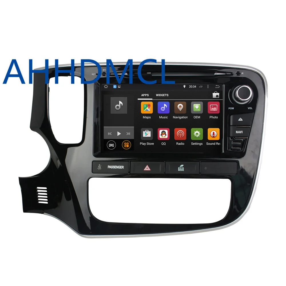 Best AHHDMCL Car Multimedia Player Stereo Radio DVD Android 9.0 Navigation 2G RAM For Mitsubishi Outlander 2014 2015 2016 2017 3