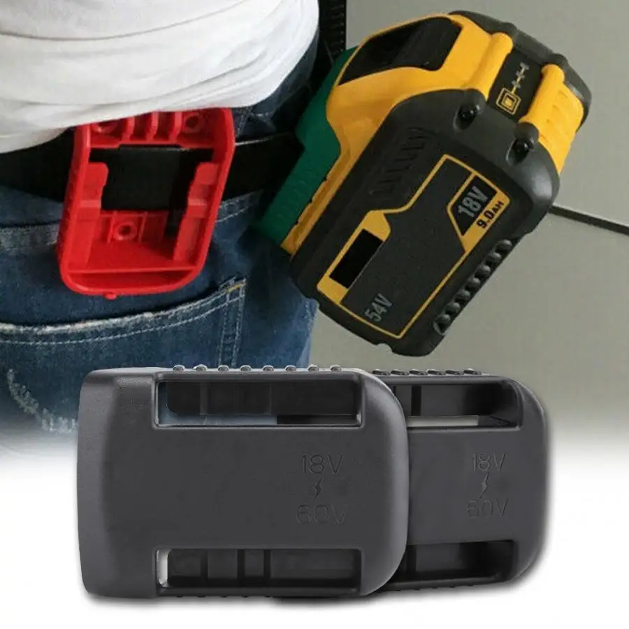 

New 5Pcs Strong Black Stealth Mounts Tool Battery Stealth Mounts For 18V-60V Battery Stealth Mounts