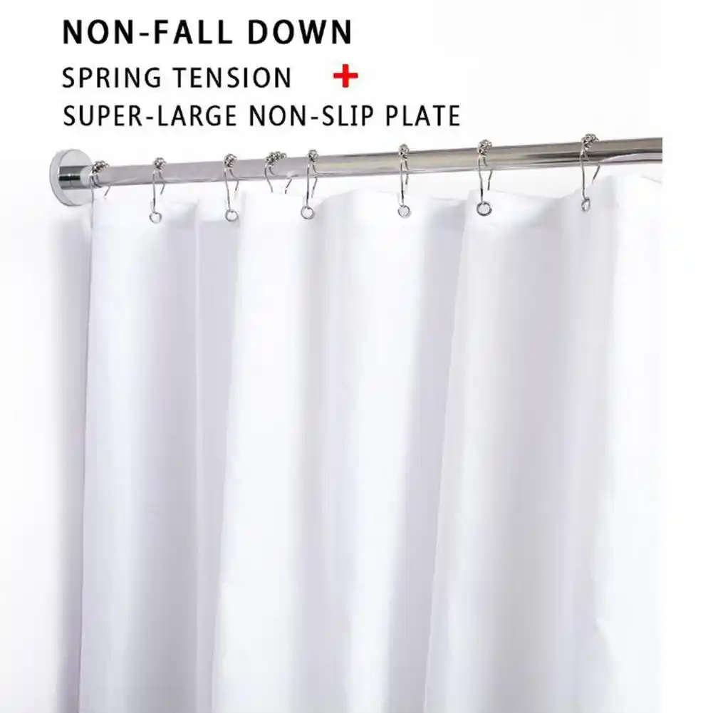50 80cm Stainless Steel Punch Free Kitchen Curtain Bathroom