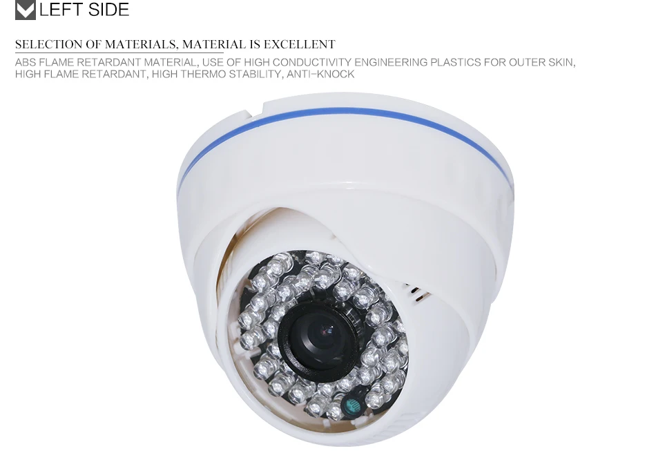 Hiseeu ahdh 1080 P Семья мини купол безопасности аналоговые CCTV Камера Крытый ИК Ночное видение Plug and Play Бесплатная доставка AHCR512