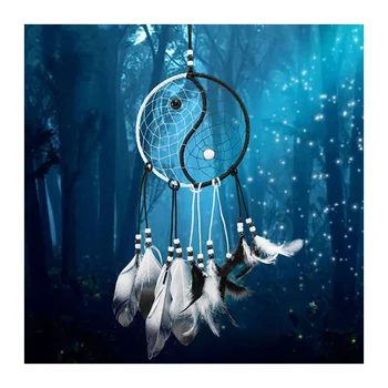 

DIY 5D Diamond Painting Cross Stitch Kits Dream catcher feather Diamond Mosaic Full Diamond Embroidery Patterns WZ
