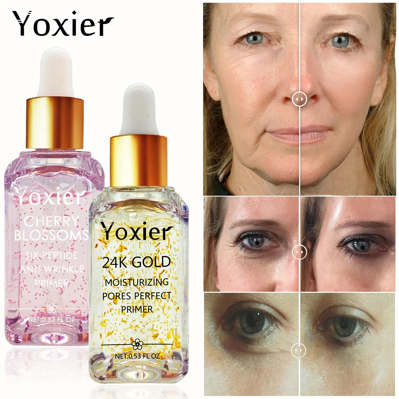 YOXIER 24K Gold+Cherry Blossoms Collagen Ampoule Skin Care Serum Anti-Aging Lighten Spots Moisturizing Whitening Firming 1PCS YOXIER 24K Gold+Cherry Blossoms Collagen Ampoule Skin Care Serum Anti-Aging Lighten Spots Moisturizing Whitening Firming 1PCS