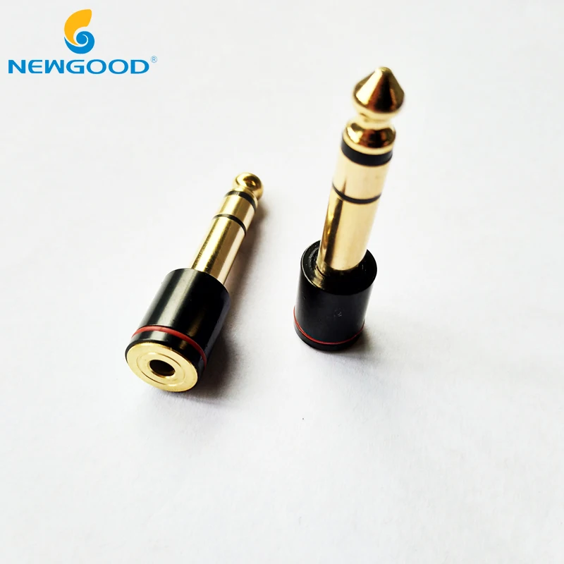 6.35mm 14 Male To 3.5mm 18 Female Audio Adapter 6.35 to 3.5 Jack Stereo Connect Converter For Headphone Microphone Connector (4)