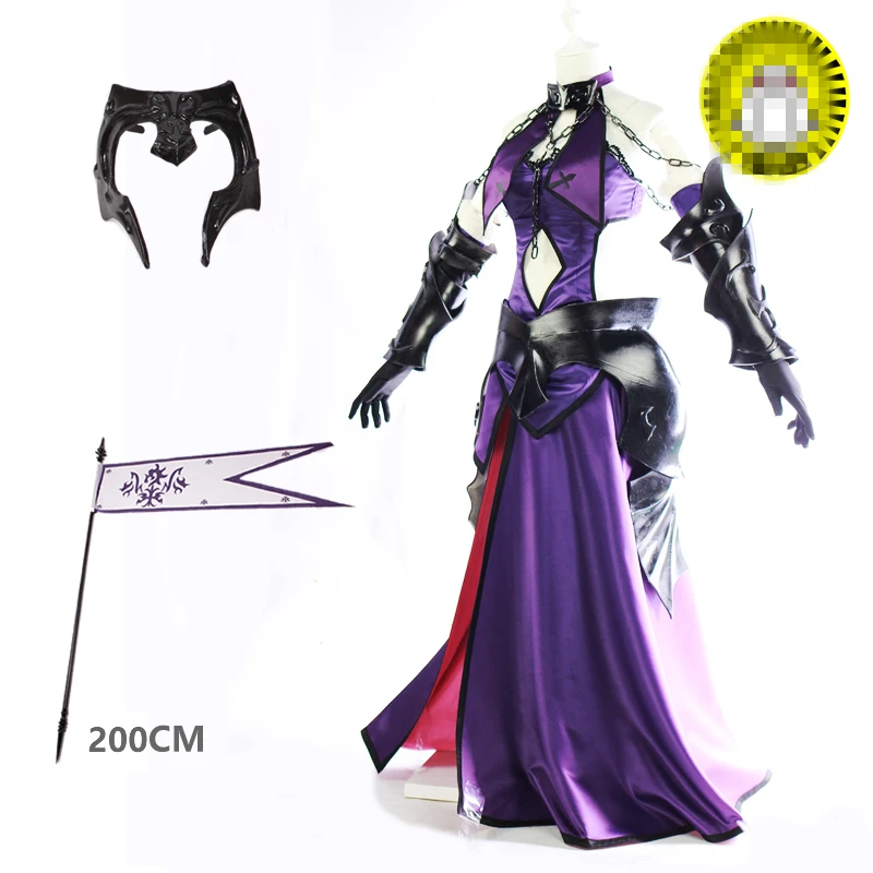 

Anime Hot Game Fate Grand Order Jeanne d'Arc (Alter) Cosplay Costume Beautiful Purple Suits