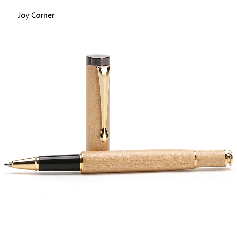 หรูหราปากกาไม้ที่มีคุณภาพดีปากกาลูกลื่นลงนามปากกาFirmaไม้เมเปิ้ลสำนักงานของขวัญอุปกรณ์13.9
