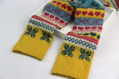 4 цвета, рождественский подарок, вязаные сапоги с манжетами, длинные гетры, женские носки для обуви, вязаные гетры, гетры для осени/зимы - Цвет: yellow