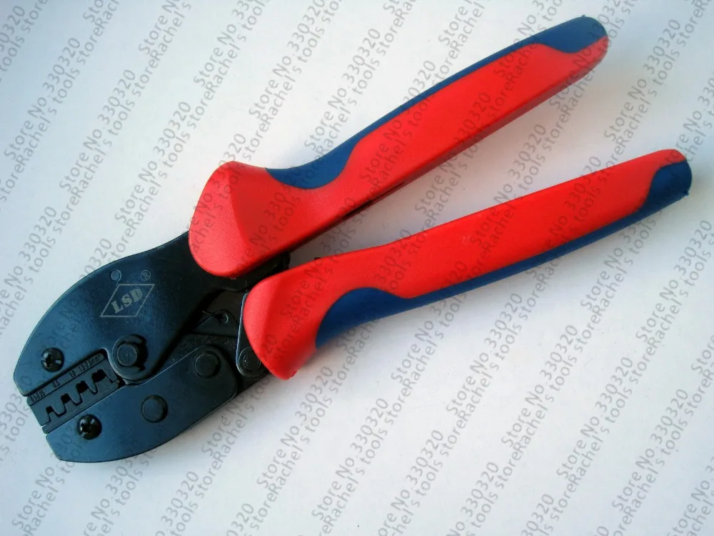 Ratchet crimping tool, crimping open barrel terminals 0.1 2.5mm2,crimp