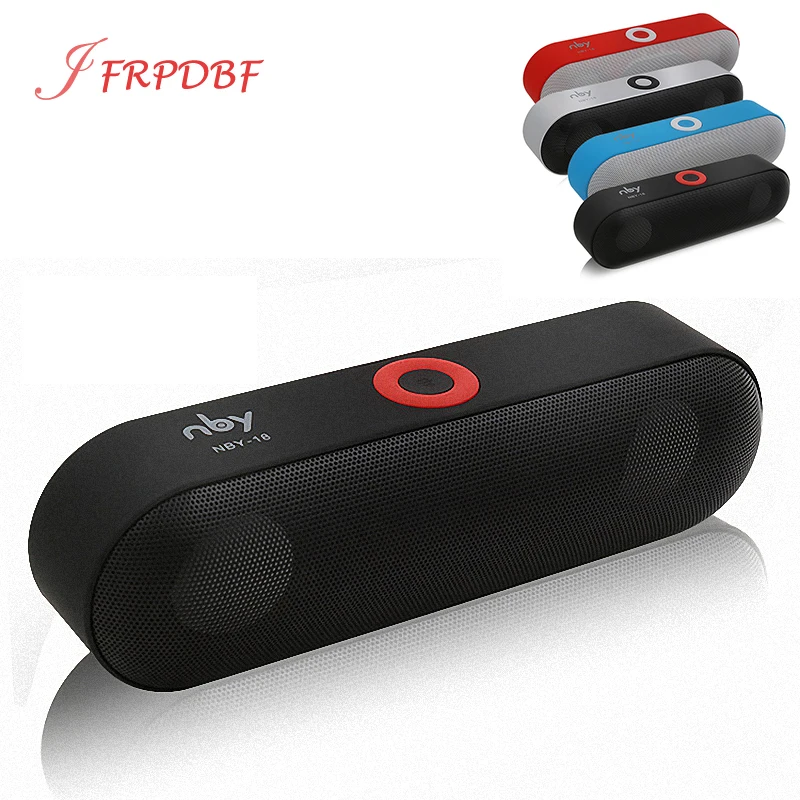 

New NBY-18 Subwoofer Wireless Bluetooth Speaker Portable 3D Stereo Mini Speaker Support Bluetooth, TF AUX USB
