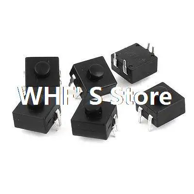

5 x 12x12x4mm 4Pins Momentary Push Button Tactile Micro Switches 120V/3A 250V/5A