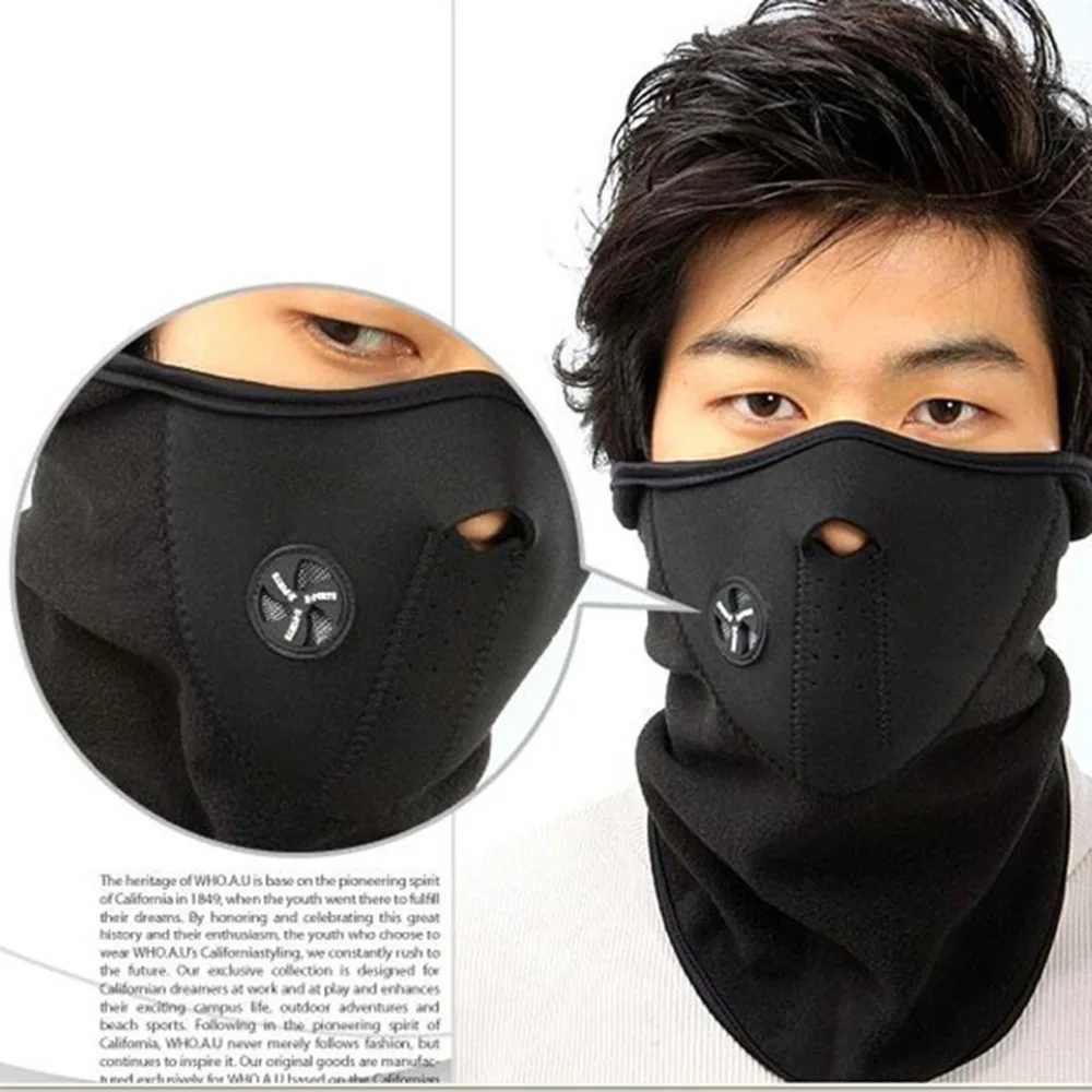 

Cycling Half Face Mask Outdoor Sports Windproof Dustproof Face Shield for Hunting Climbing Motorbike Cycling