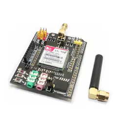 2 шт./лот SIM900 модуль GSM/GPRS Щит Плата расширения Беспроводной модуль для Arduino с Телевизионные антенны