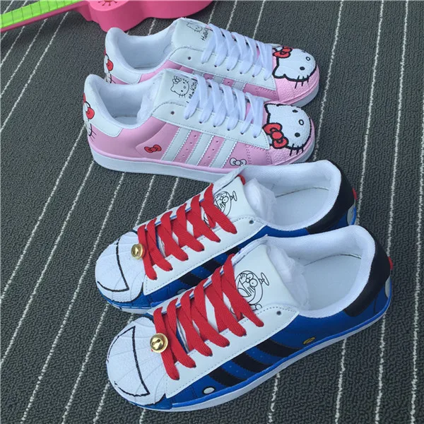 

Lolita shoes Japanese Cute Cat Running Shoes Round Tie Single Plat Student Cosplay Shoes Pink