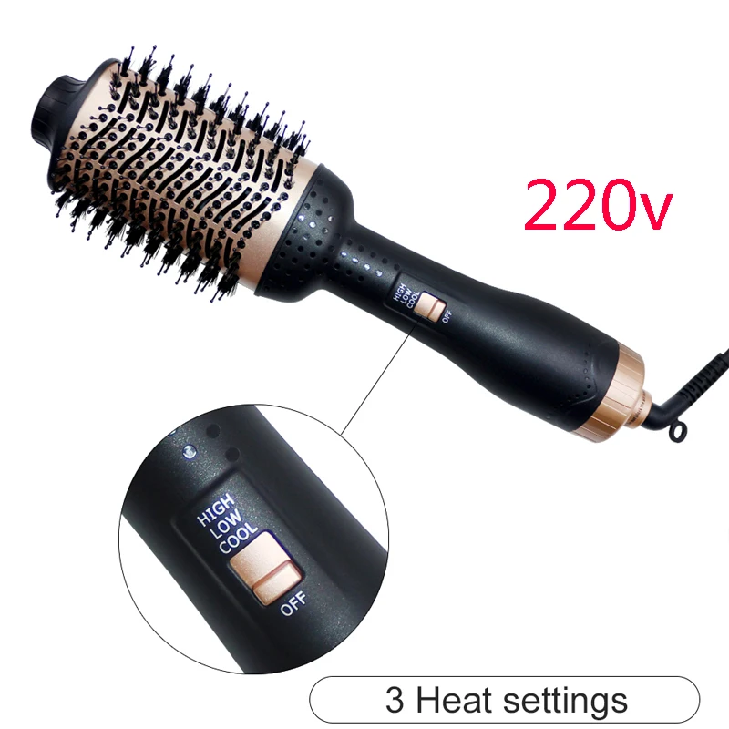

hot-air brubsh cool-air comb 2019 newest Hair Dryer Blow Dryer Hair Curling Iron Rotating Brush Hair dryer Pro 2 In 1