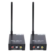 2.4G 4CH Wireless AV Transmitter Receiver 100-300m With Automatic Image Switching Function Audio Video TV Signal Sender