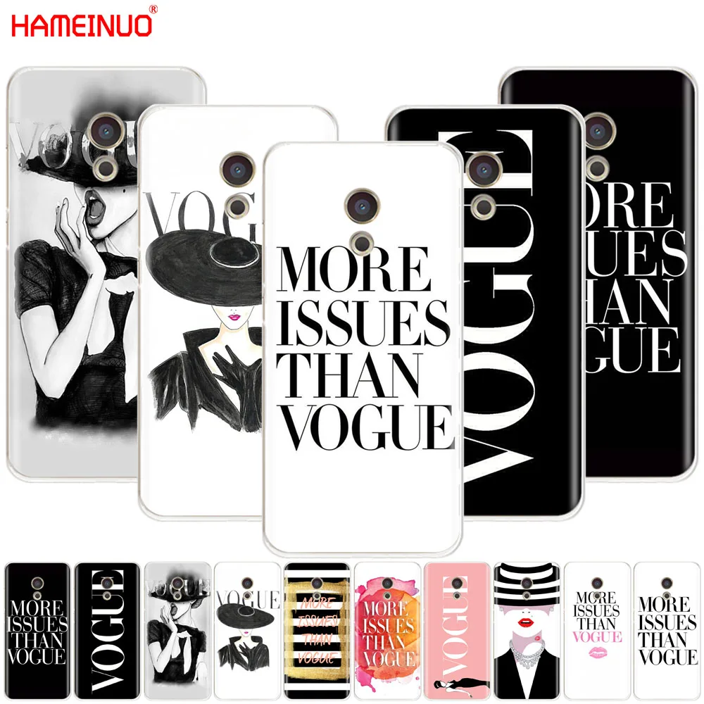 

HAMEINUO More Issues than Vogue Cover phone Case for Meizu M6 M5 M5S M2 M3 M3S MX4 MX5 MX6 PRO 6 5 U10 U20 note plus