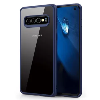 

30pcs/lot For Samsung Galaxy S10E S10 Lite Soft Bumper Frame Clear Hard PC Shockproof Case For Samsung Galaxy S10 S10 Plus