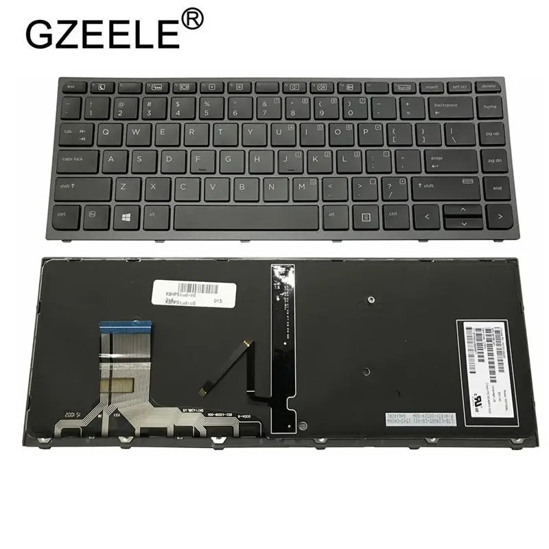 GZEELE английский Клавиатура для hp ZBook Studio G3 мобильный США клавиатура для ноутбука c подсветкой США 841681-001 с подсветкой