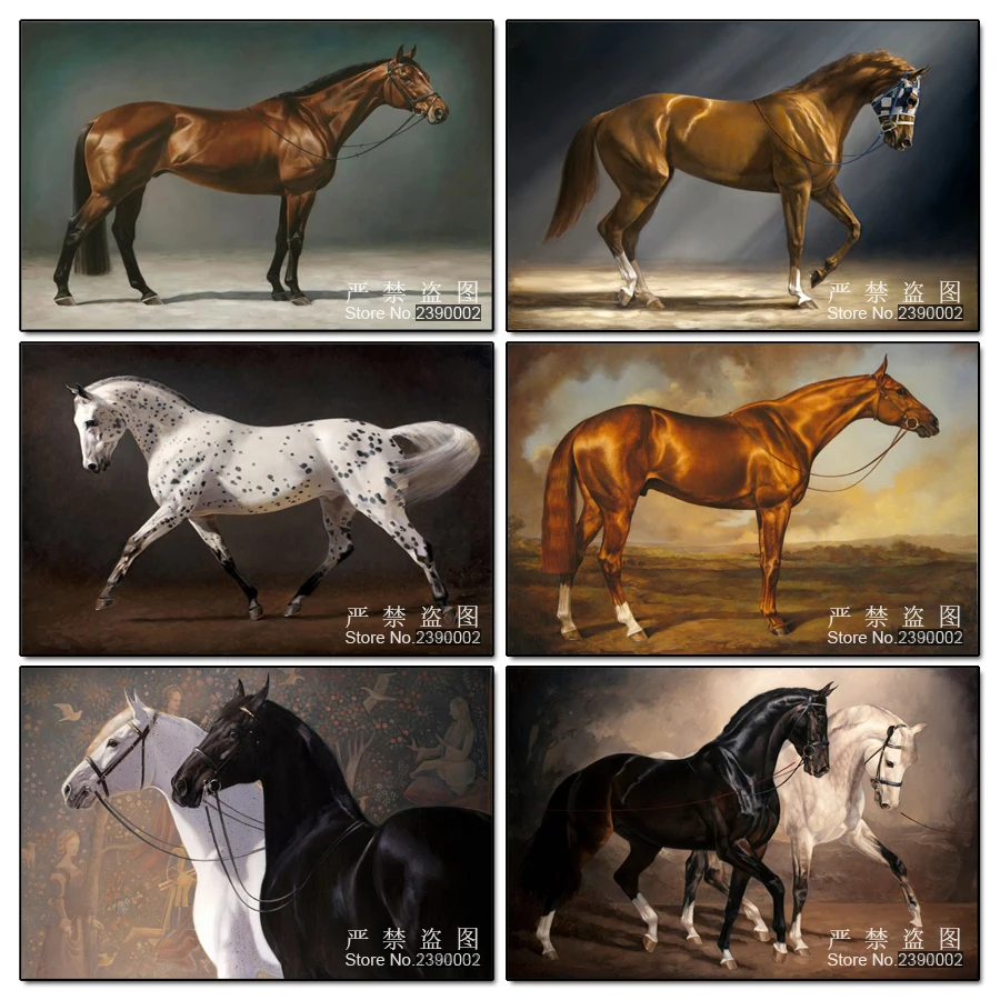 Hewan Diy Berlian Bordir Cross Stitch Kit Berlian Lukisan Indah Kuda