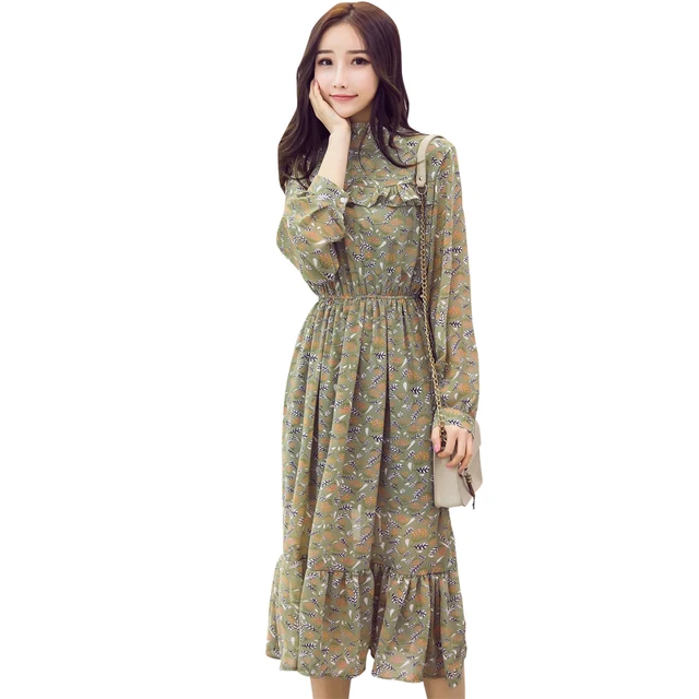 Floral Chiffon Dress