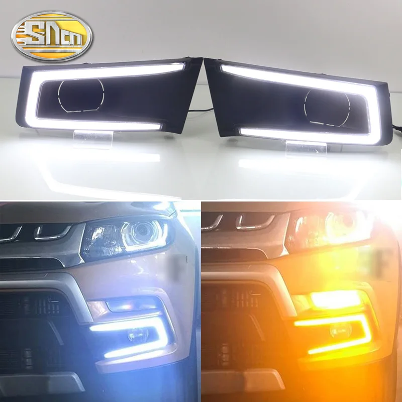 

SNCN 2PCS LED Daytime Running Light For Suzuki Vitara Brezza 2015 - 2018 Car Accessories Waterproof 12V DRL Fog Lamp Decoration