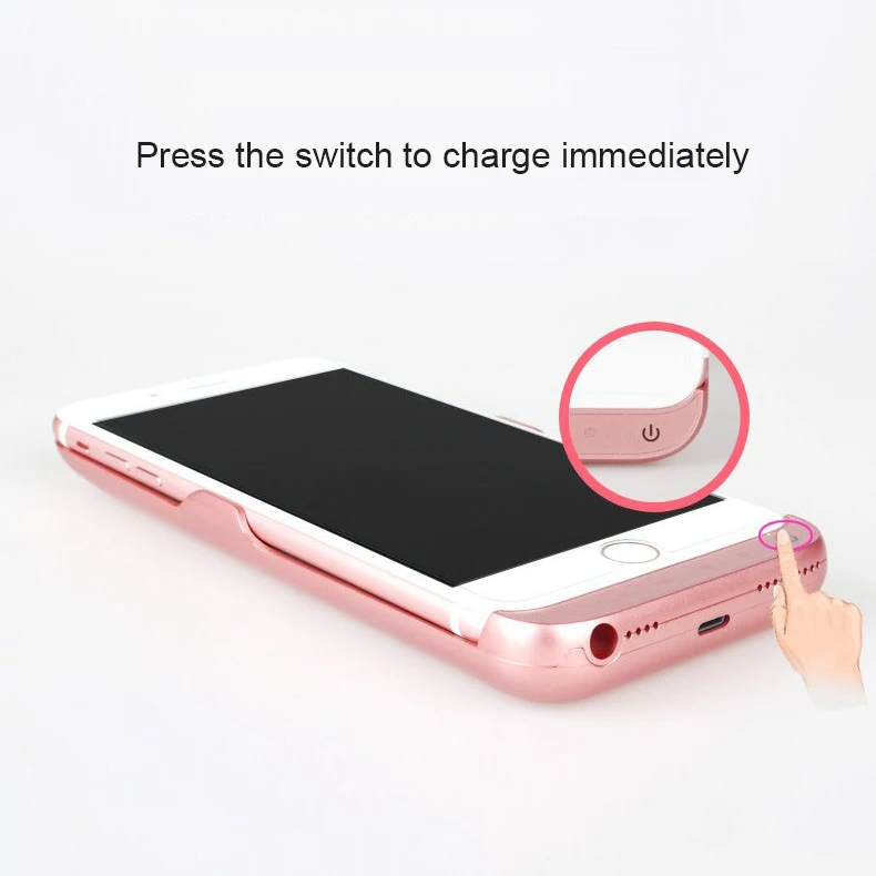 Battery Charger Case For iPhone 6 6s 7 8 Plus 10000mAh Power Bank Charging Case Powerbank Charger Case For iPhone 6 6s plus case