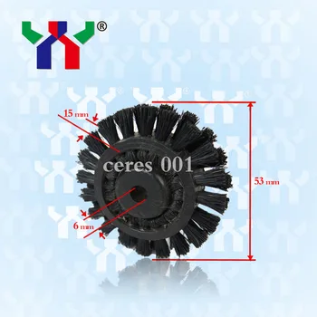 

10 pcs/pack Ceres 001 Brush Wheel,Black,6*53*15mm