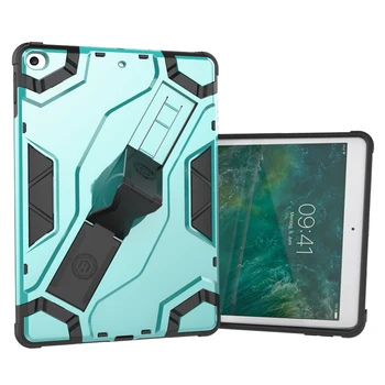 

Case For Apple ipad 9.7 2017 2018 Shockproof Soft Silicone Stand Armor Cover with Hand Hold function For 9.7 inch A1822 A1823